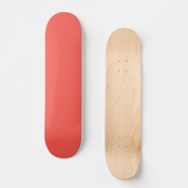Lebende Korallenfarbe Skateboard