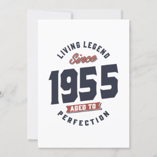 Lebende Legende seit 1955 Geburtstagsgeschenk Einladung