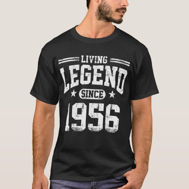 Lebende Legende seit 1956 T-Shirt (Vorderseite)