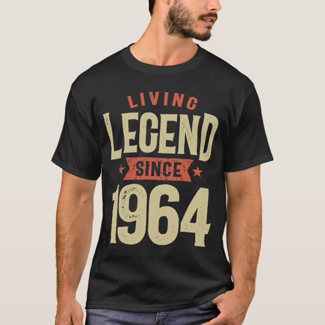 Lebende Legende seit 1964 T-Shirt (Vorderseite)