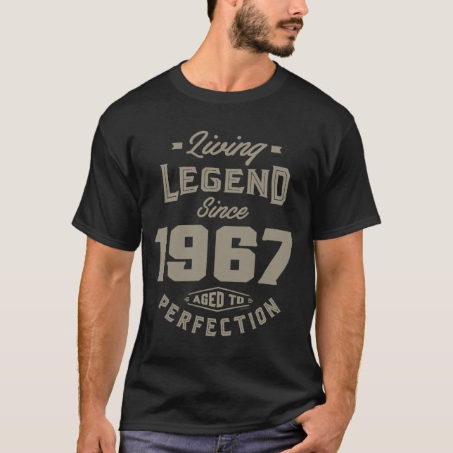 Lebende Legende seit 1967 T-Shirt (Vorderseite)