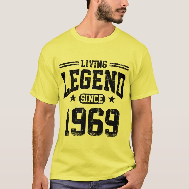 Lebende Legende seit 1969 T-Shirt (Vorderseite)