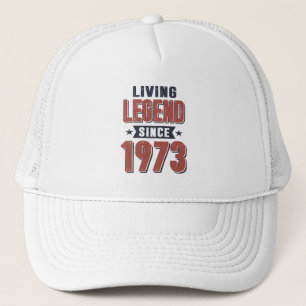 Lebende Legende seit 1973 Geburtstagsgeschenk Truckerkappe