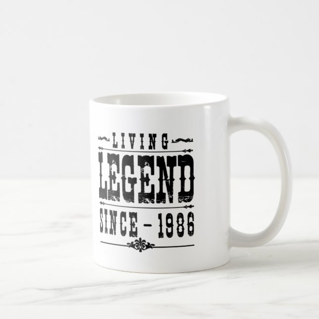 Lebende Legende seit 1986 Tasse (Rechts)