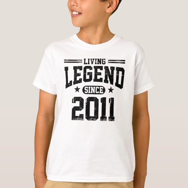 Lebende Legende seit 2011 T-Shirt (Vorderseite)