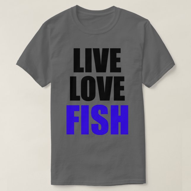 Lebende Liebe Fisch 2 T-Shirt (Design vorne)