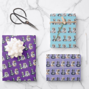 Lebende Tote Braut und Bräuche Geschenkpapier Set