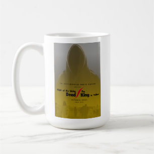 Lebende Tote/König in Gelbschwanzfiguren 15 oz Tas Kaffeetasse