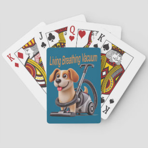 Lebender Atmender Vakuum-Hund Spielkarten