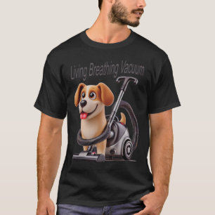 Lebender Atmender Vakuum-Hund T-Shirt