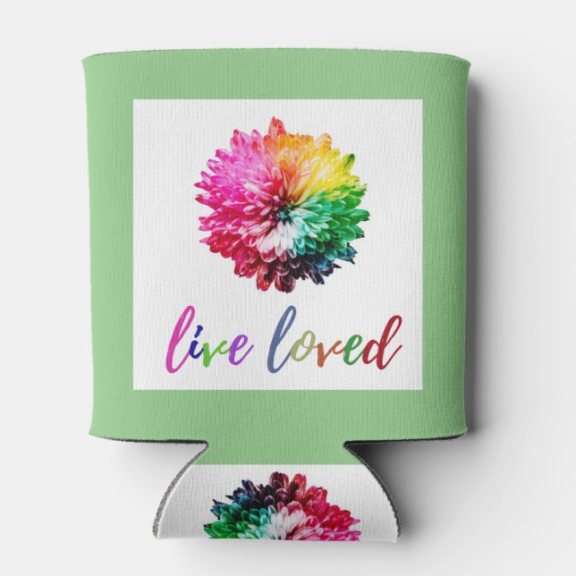 Lebender, geliebter Schaum kann kühler werden Dosenkühler (Rückseite)