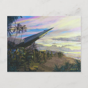 Lebendes Feuer in Kahuku durch die Nationalgarde J Postkarte