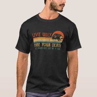 Lebendes hässliches Fake, der Müll des Todes wird  T-Shirt