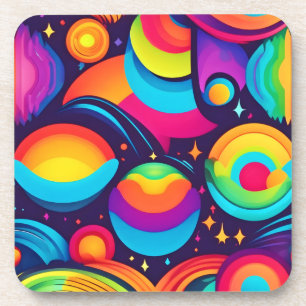 Lebendes kosmisches Kaleidoskop Getränkeuntersetzer