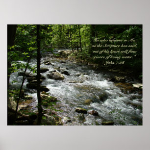 Lebendes Plakat des Wassers II