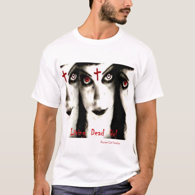Lebendes totes Mädchen T-Shirt (Vorderseite)