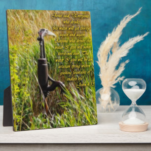 Lebendes Wasser John 4 Inspiration Fotoplatte