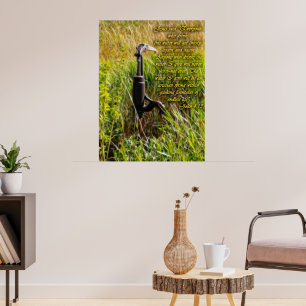 Lebendes Wasser John 4 Inspiration Poster