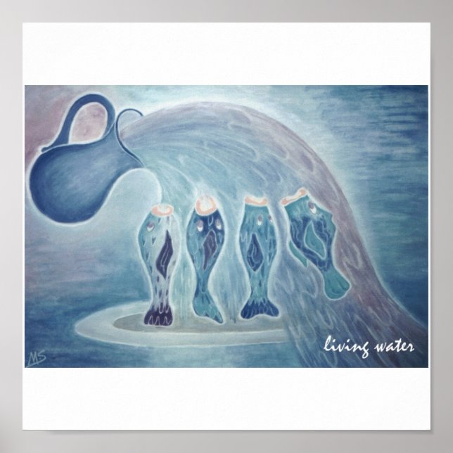 lebendes Wasser Poster (Vorne)