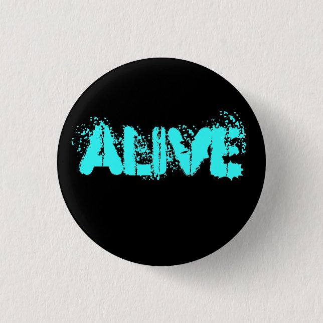 Lebendig Button (Vorderseite)