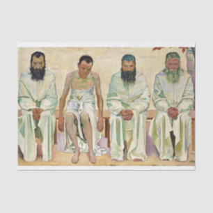 Lebendig, Die Lebensmuden von Ferdinand Hodler Seidenpapier