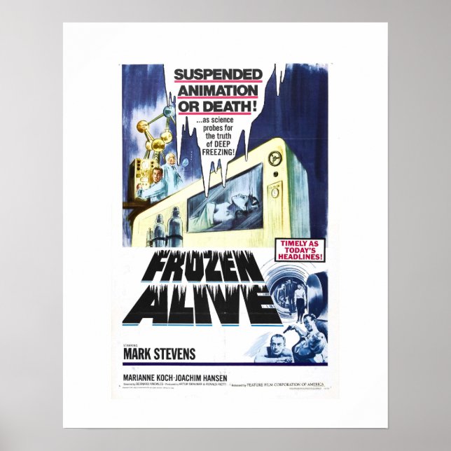 Lebendig gefroren poster (Vorne)