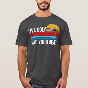 Lebendig hässliches Fake T-Shirt