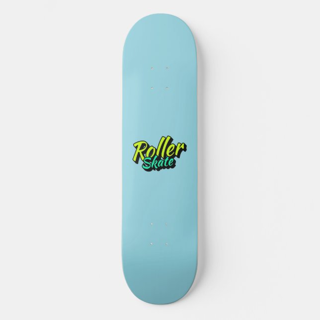 Lebendig Helles Fettschrift Roller  Skateboard (Vorderseite)