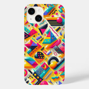 Lebendige 3D-geometrische Formen-Handyhülle - Bunt Case-Mate iPhone 14 Hülle
