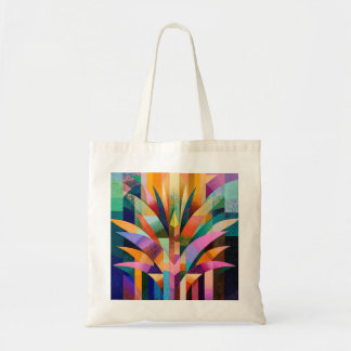 Lebendige abstrakte Agave-Tasche Tragetasche