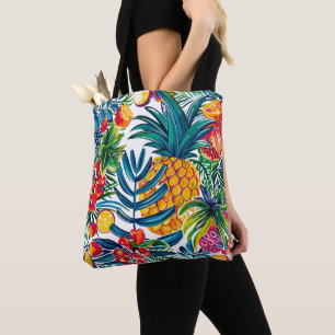 Lebendige abstrakte Drachenfrucht-Tropenmuster-Tas