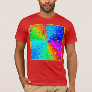 Lebendige Abstrakte Farben T-Shirt