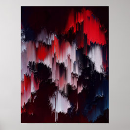 Lebendige abstrakte Muster-Wandkunst Poster