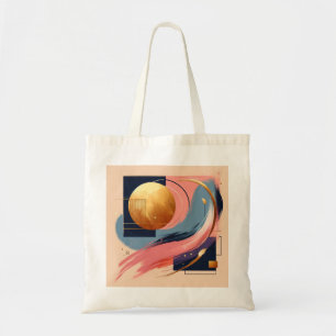 Lebendige abstrakte Tote-Tasche - Fettes geometris Tragetasche