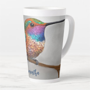 Lebendige Allen-Kolibri-Malerei Milchtasse