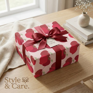 Lebendige Apple Mark-Geschenkverpackung für einzig Geschenkpapier Set