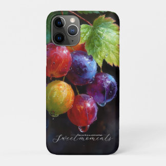 Lebendige Aquarell-Trauben und Tautropfen Case-Mate iPhone Hülle