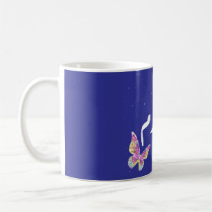 Lebendige arabische "Salaam"-Kunst mit farbenfrohe Kaffeetasse