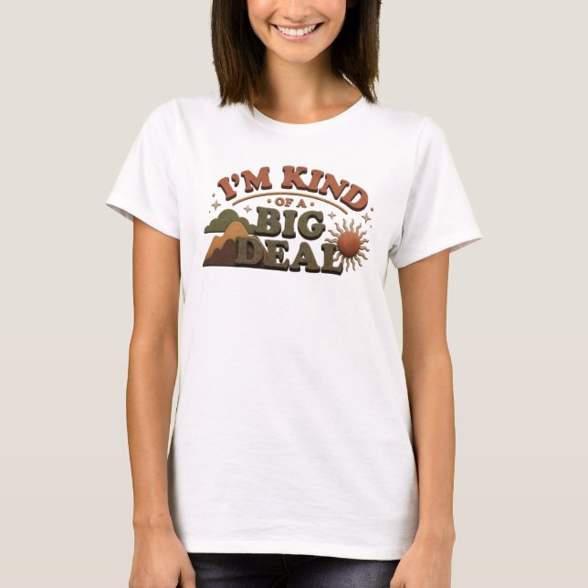 Lebendige ART VON GROSSER SACHE Statement-Design T-Shirt (Vorderseite)