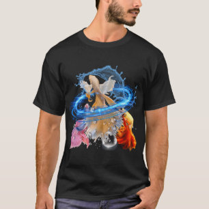 Lebendige Betta-Fisch-Kunst T-Shirt
