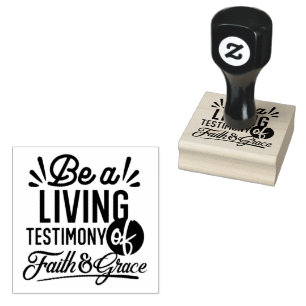 Lebendige Bibel-Zitat-Christliche Motivation Gummistempel