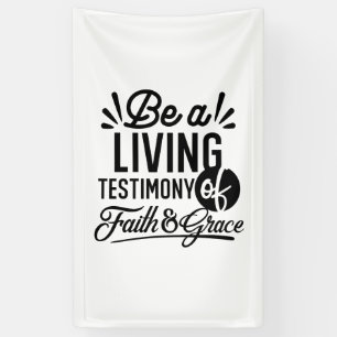 Lebendige Bibelzitat-Christen-Motivation Banner