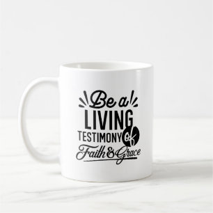 Lebendige Bibelzitat-Christen-Motivation Kaffeetasse