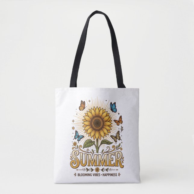 Lebendige blühende Sommer-Sonnenblume mit Schmette (Vorderseite)