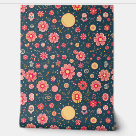 Lebendige Blumenfiesta: Tag der Inspiriert Toten Tapete