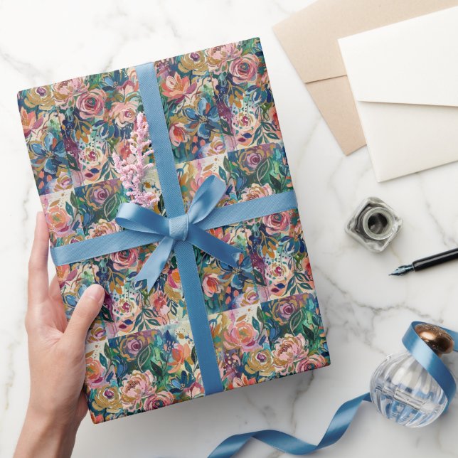 Lebendige Blumengarten-Verpackung Geschenkpapier (Schenken)