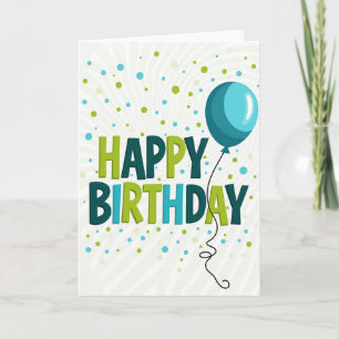 Lebendige Buchstabe Karte