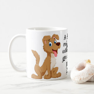 Lebendige Bunte Hundekunst, Für Hundeliebhaber Mit Kaffeetasse