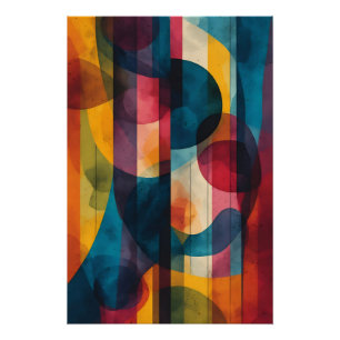 Lebendige chromatische Harmonie Poster