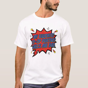 Lebendige Comic-Pop-Art T-Shirt